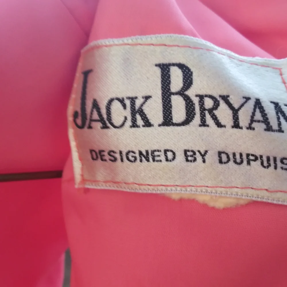 Vintage Jack Bryan Dress Chiffon Coral 60s Pleated Lettuce Ruffle Skirt Small - Picture 7 of 9